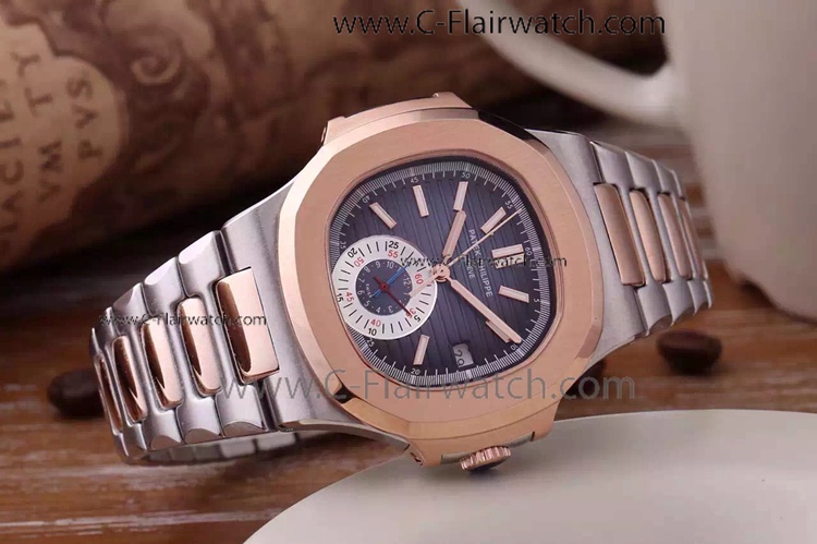 Replica Patek Philippe Geneve Two Tone Rose Gold Case Watch Replica Patek Philippe Geneve Two Tone Rose Gold Case Watch